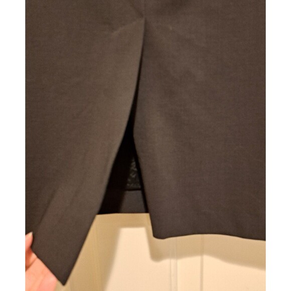Armani Collezioni Womens Black Wool Zip Back Lined Pencil Skirt Size 10 - Picture 3 of 12